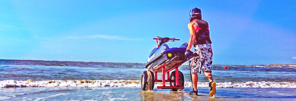Jet Lift carts at Wavedaze PWC Freeride in Virginia Beach