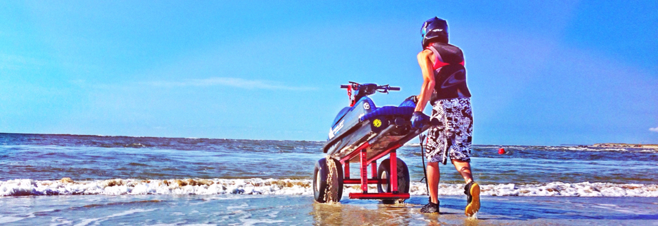 Jet Lift carts at Wavedaze PWC Freeride in Virginia Beach